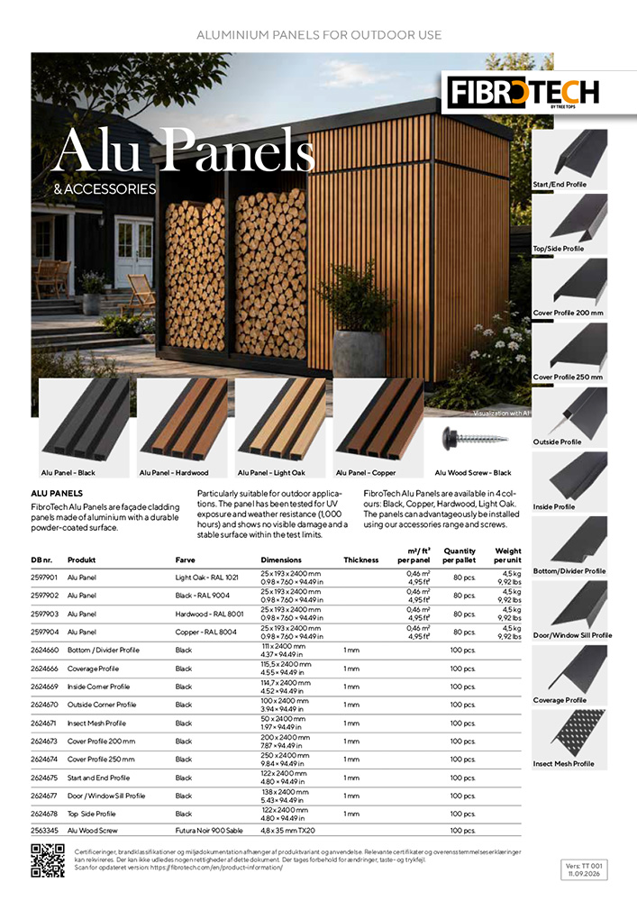 Datasheet-Alu-Panels
